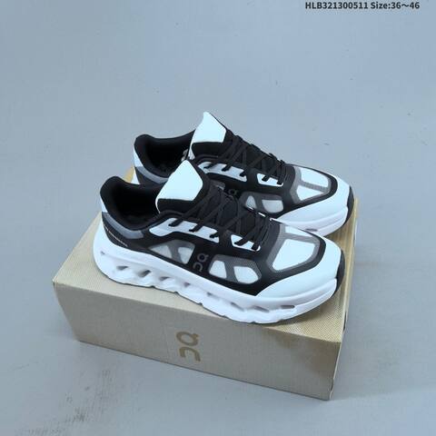 On Running Cloudtilt Remix Black White Grey EU 36-46 Running Shoe Running Sneakers - Unisex (BS-69564)
