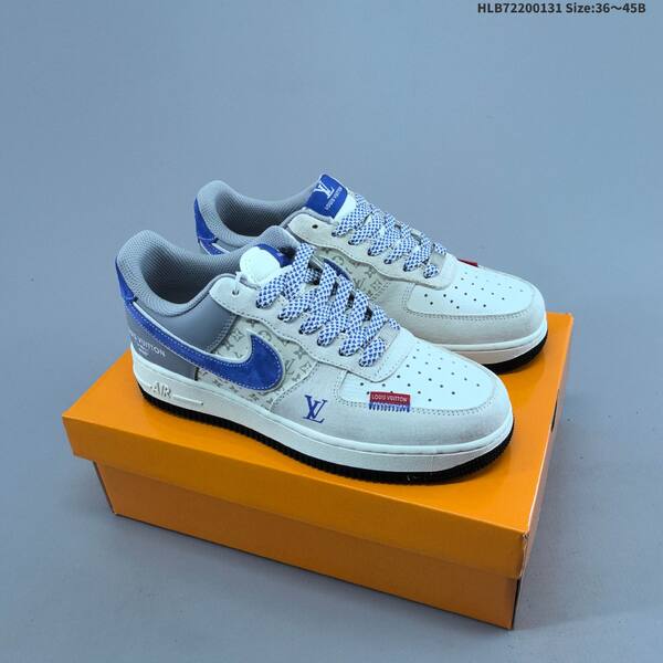 Nike Air Force 1 07 LV8 off white red blue black EU 36-45 sneaker