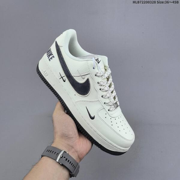 Nike Air Force 1 07 LV8 off white dark grey black EU 36-45 sneaker