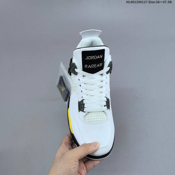 Jordan Air Jordan 4 Retro white/black/yellow EU 36-47.5 basketball