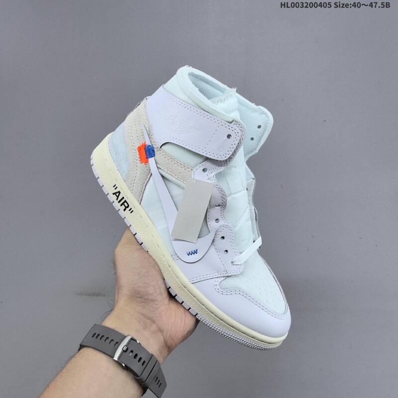 Off-White x Air Jordan 1 High OG Alaska