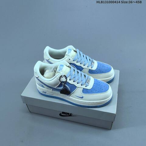 Nike Air Force 1 07 LV8 Off White Light Pink Dark Pink EU 36-40 Skate Shoe - Unisex (BS-60734)