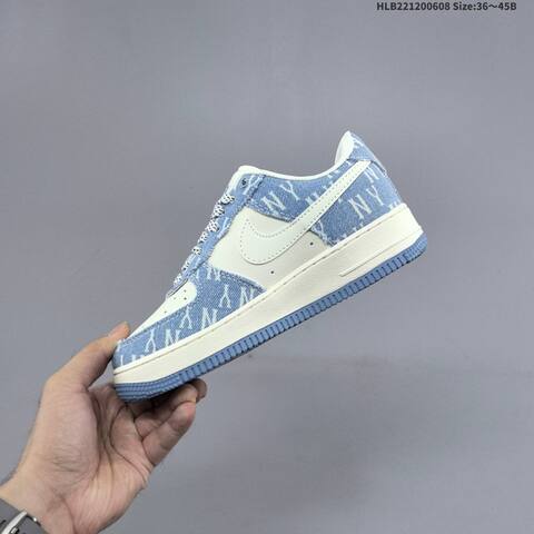 Nike Air Force 1 07 Light Blue Off White EU 36-45 Sneaker - Unisex (BS-59960)