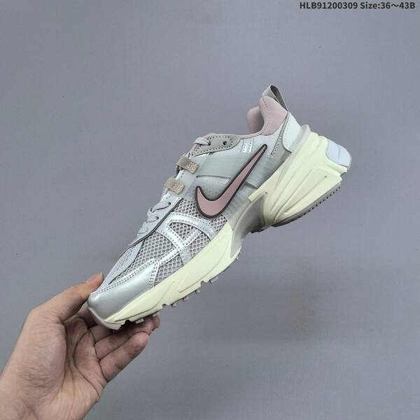 Nike V2K Run grey pink cream white EU 36-43 running shoe