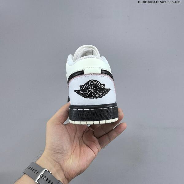 Jordan Air Jordan 1 Low white/black/burgundy 36~46B basketball