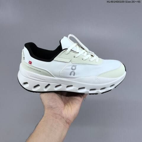 On Cloudsurfer Max White Off White Black EU 36-45 Running Shoe Running Sneakers - Unisex (BS-69715)