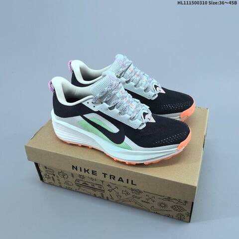 Nike ReactX Pegasus Trail 6 Black White Light Blue Red Green EU 36-45 Trail Shoe - Unisex (BS-61397)