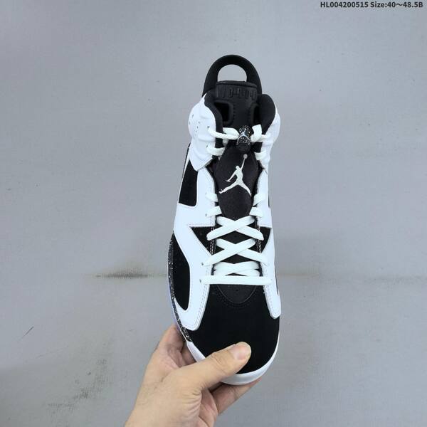 Jordan Air Jordan 6 Retro black/white with speckled oreo accents 40~48.5 basketball