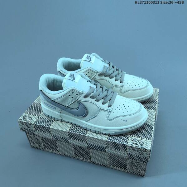Nike SB Dunk Low white black purple orange beige EU 36-45 skate shoe