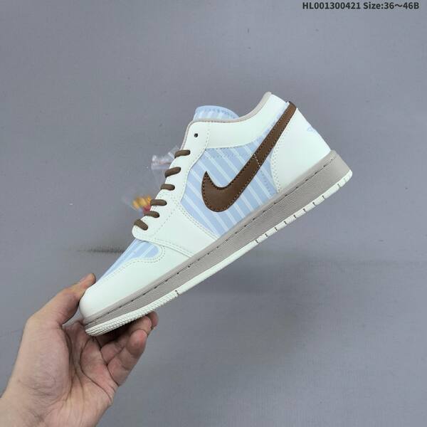 Jordan Air Jordan 1 Low White/Light Blue/Brown EU 36-46 basketball