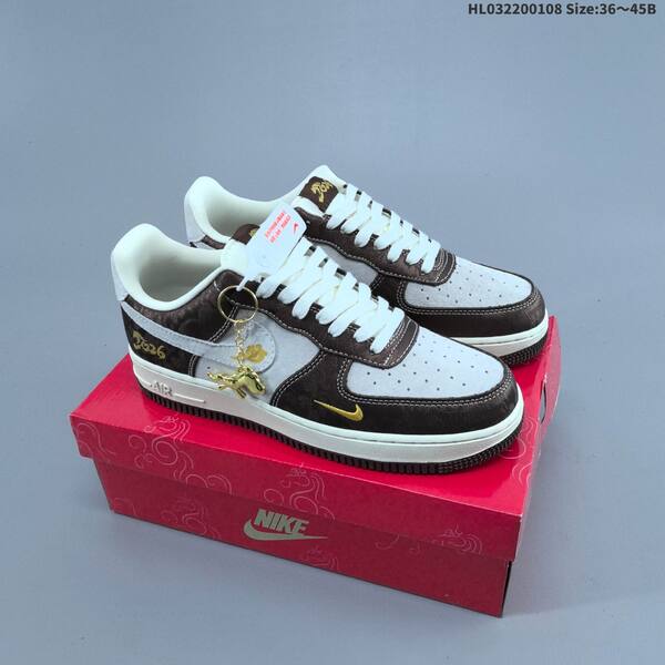 Nike Air Force 1 Low cream brown white EU 36-45 sneaker