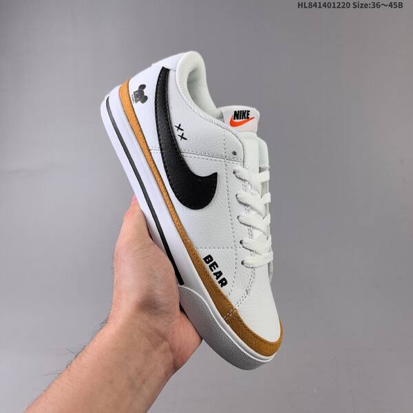 Nike Court Legacy CU4150-109 white black red tan EU 36-45 skate shoe