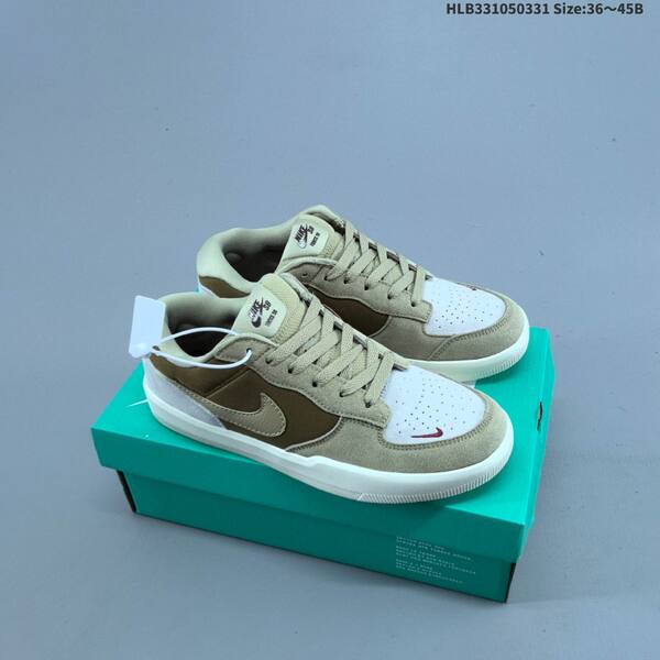 Nike SB Force 58 khaki brown white red EU 36-45 skate shoe