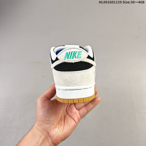 Nike SB Dunk Low Pro white black grey green EU 36-46 skate shoe