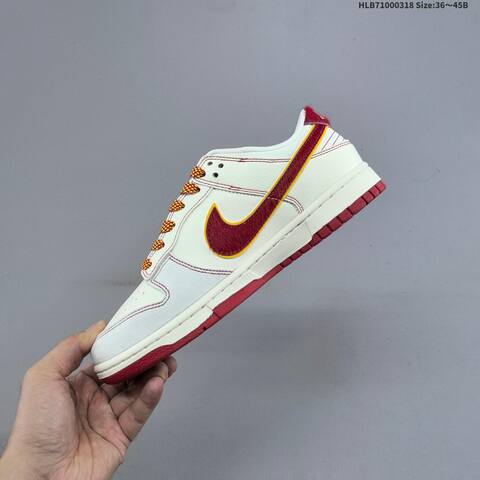 Nike Dunk SB Low Off White Black Grey Red EU 36-45 Skate Shoe - Unisex (BS-61280)