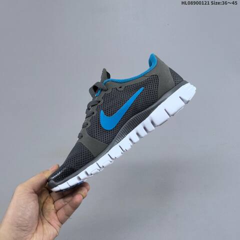 Nike Free 3 0 2 Dark Grey Blue White Black EU 36-45 Running Shoe - Unisex (BS-61845)