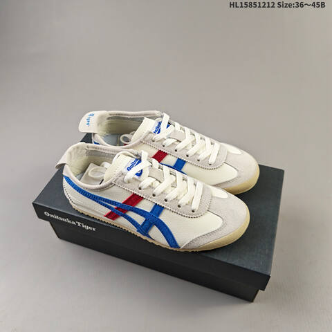 Onitsuka Tiger MEXICO 66 Cream Green Red Yellow EU 36-45 Sneaker Casual Sneakers - Unisex (BS-69161)