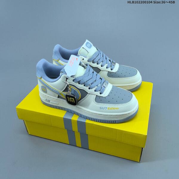 Nike Air Force 1 Low off white dark blue red EU 36-45 sneaker