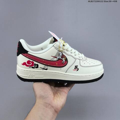 Nike Air Force 1 07 Low Off White Red Black EU 36-45 Sneaker - Unisex (BS-61819)