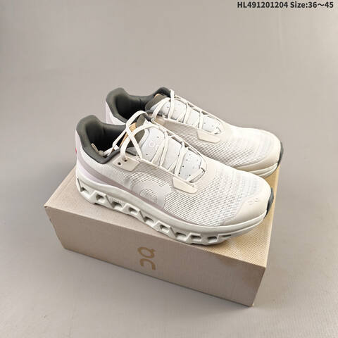 On Cloudmonster Void Cream Beige Black EU 36-45 Running Shoe Running Sneakers - Unisex (BS-69752)