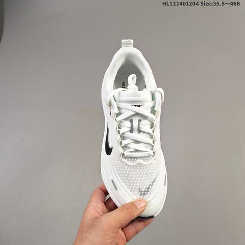 Nike Vomero Plus ReactX Air Zoom White Black Grey EU 35 5-46 Running Shoe - Unisex (BS-62837)