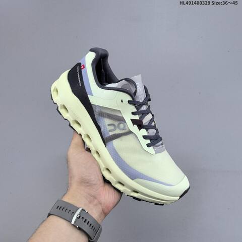 On Cloudvista 2 Pale Lime Black Lavender EU 36-45 Trail Shoe Trail Running Sneakers - Unisex (BS-69655)
