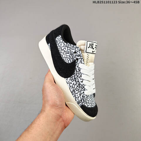 Nike Blazer Mid 77 Suede Swoosh White Black Yellow Beige EU 36-45 Skate Shoe - Unisex (BS-63201)