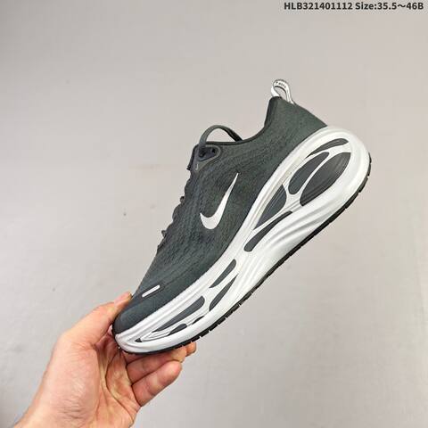 Nike Vomero Plus Dark Grey Silver Black White EU 35 5-46 Running Shoe - Unisex (BS-63824)