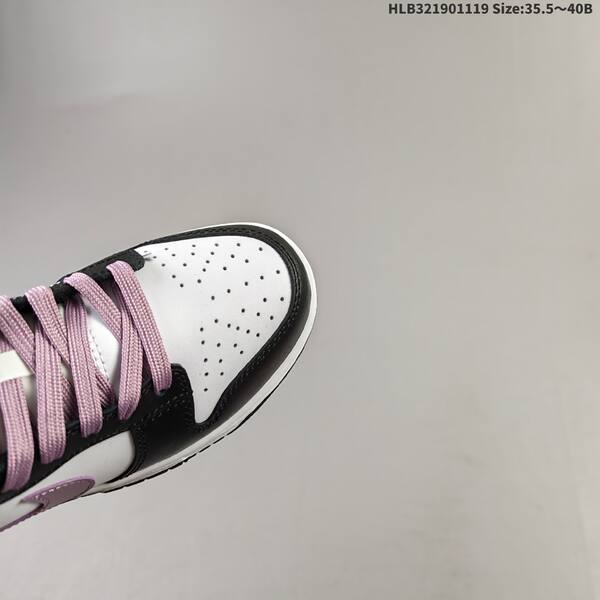 Nike Dunk Low black white light purple EU 35 5-40 skate shoe