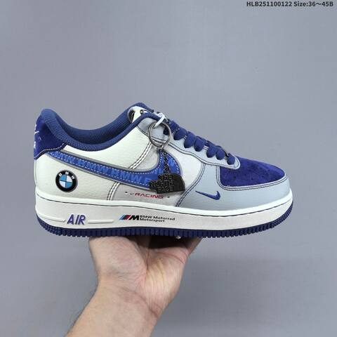 Nike Air Force 1 07 LV8 Grey Blue White EU 36-45 Sneaker - Unisex (BS-61839)