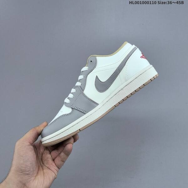 Jordan Air Jordan 1 Low white/grey/sail EU 36-45 casual