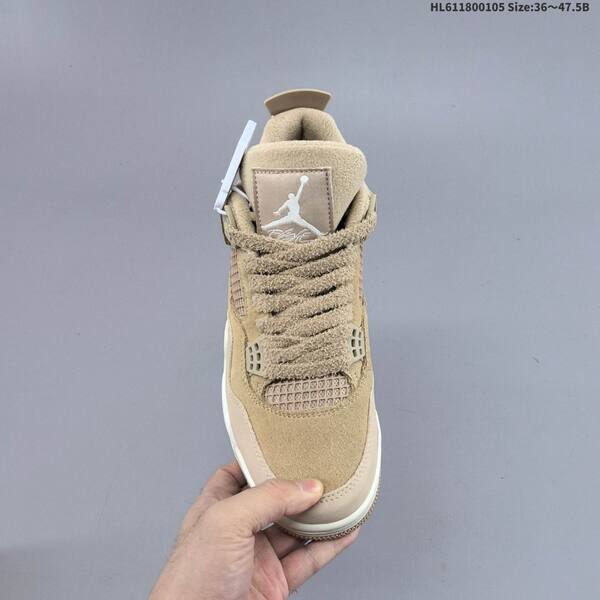 Jordan Air Jordan 4 Retro beige/taupe/white 36~47.5 basketball