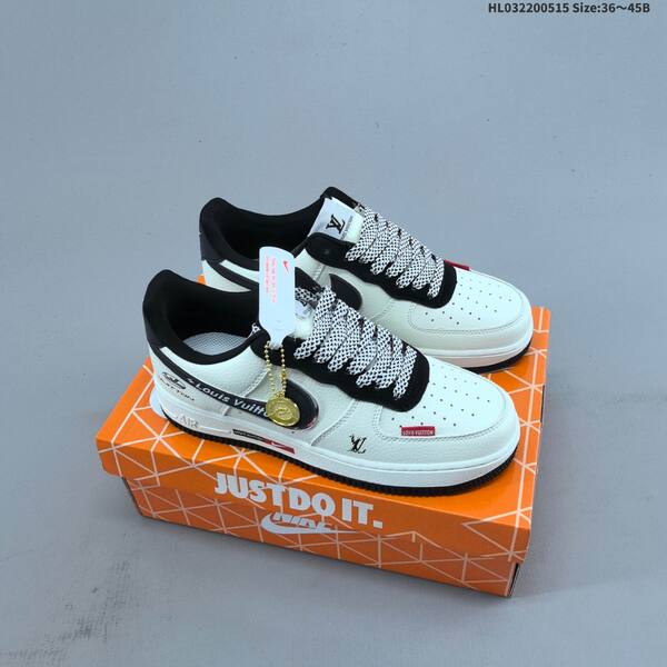 Nike Air Force 1 07 LV8 white black red navy EU 36-45 sneaker