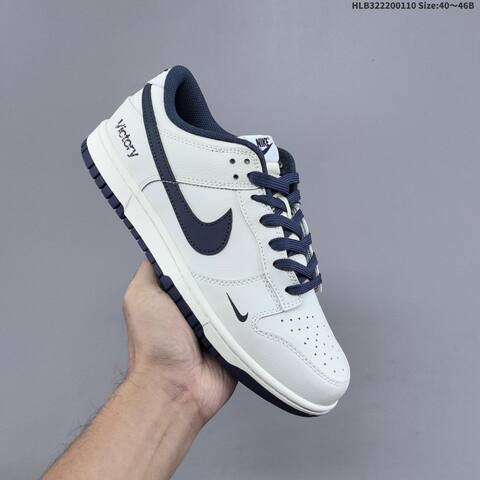 Nike Dunk Low Light Off White Navy Blue EU 40 46 Skate Shoe EU 40-46 - Men's (BS-62086)