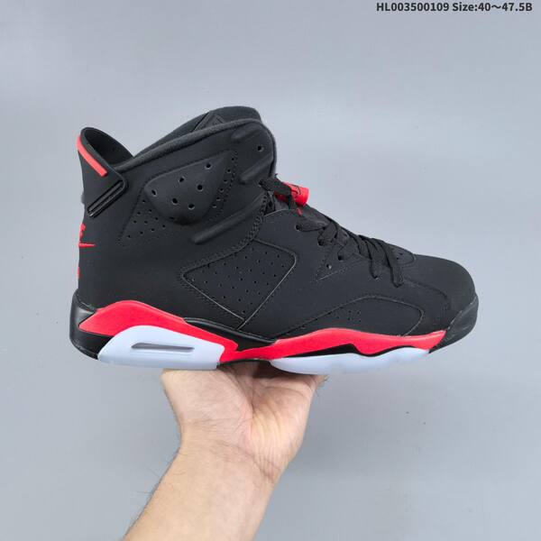 Jordan Air Jordan 6 Retro OG black/red/white 40~47.5 basketball