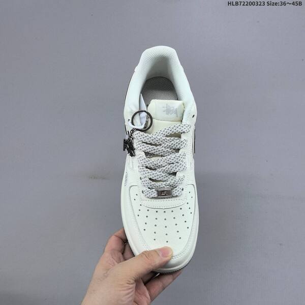 Nike Air Force 1 07 LV8 Stussy off white grey black EU 36-45 sneaker