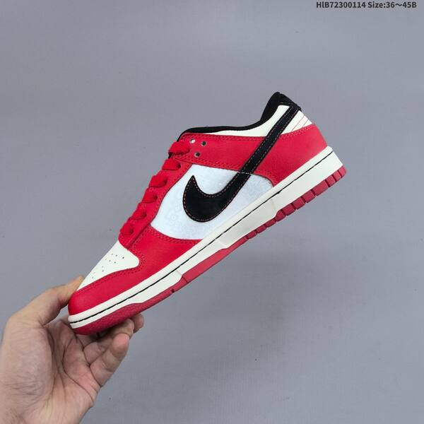 Nike SB Dunk Low white black red EU 36-45 skate shoe