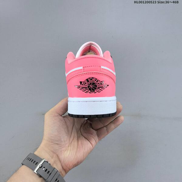 Jordan Air Jordan 1 Low black white pink 36~46B lifestyle