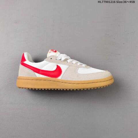 Nike Field General HF3165 104 White Grey Red Gum EU 36-45 Sneaker - Unisex (BS-62635)