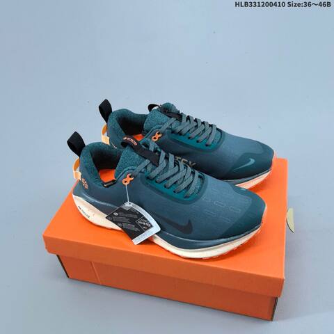Nike ReactX Infinity Run 4 GTX Black White Grey Neon Orange EU 36-46 Running Shoe - Unisex (BS-60827)