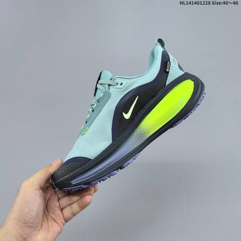 Nike Vomero 18 GTX ReactX Air Zoom Light Blue Neon Yellow Dark Blue Black EU 40-46 Running Shoe - Men's (BS-62368)