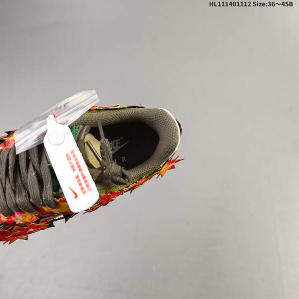Nike Air Force 1 07 Low red orange yellow brown green EU 36-45 sneaker