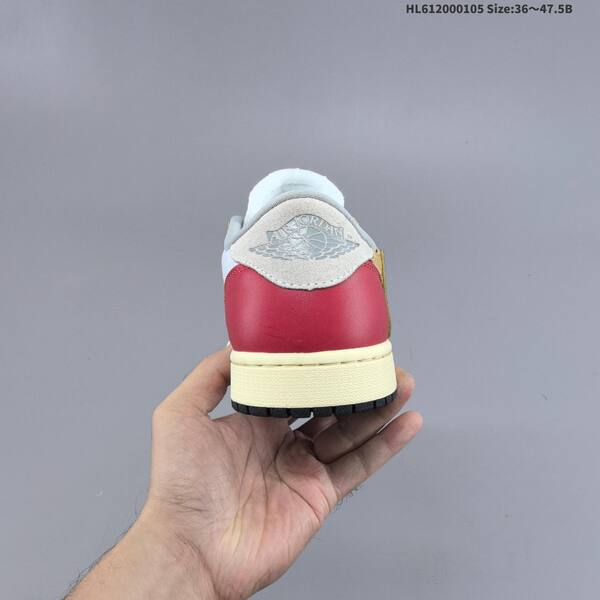 Nike Air Jordan 1 Low x Travis Scott Reverse Mocha white/black/red/khaki 36~47.5 lifestyle