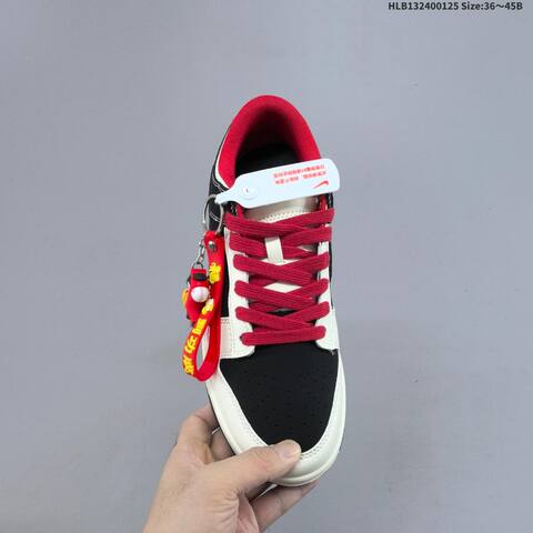 Nike Dunk SB Low Off White Black Red Grey EU 36-45 Skate Shoe - Unisex (BS-61757)