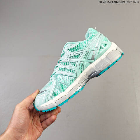 ASICS Gel Kayano 20 Mint Turquoise Silver White EU 36-47 Running Shoe Running Sneakers - Unisex (BS-69189)