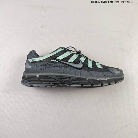 Nike P-6000 Black Dark Green EU 39-46 Running Shoe - Unisex (BS-63373)
