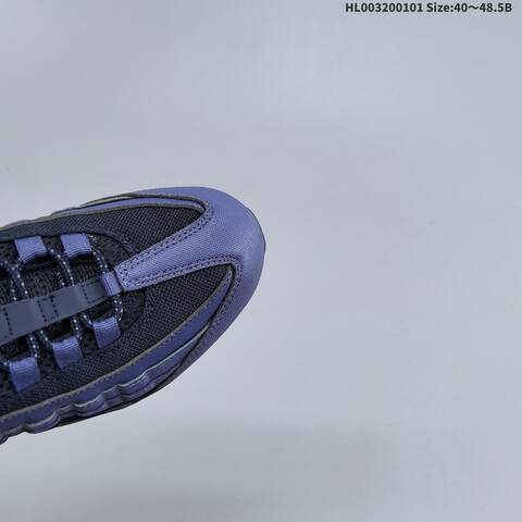 Nike Air Max 95 Navy Blue Black Silver EU 40-48 5 Running Shoe - Men's (BS-62283)