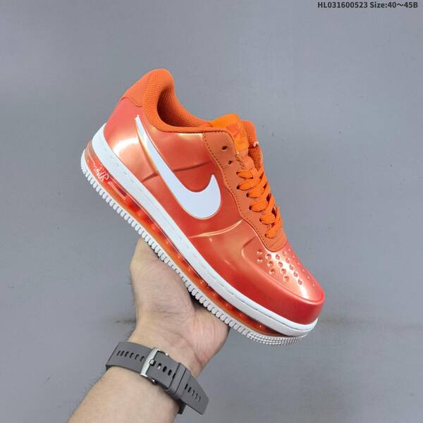 Nike Air Force 1 Posite Foamposite Max orange white red EU 40-45 sneaker