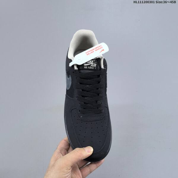 Nike Air Force 1 07 black grey light grey EU 36-45 sneaker