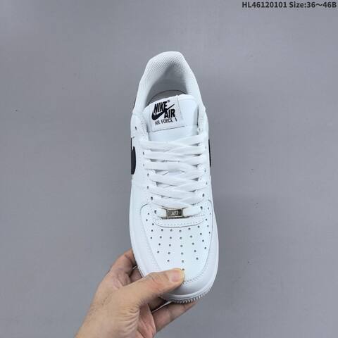 Nike Air Force 1 07 Low White Black EU 36-46 Sneaker - Unisex (BS-62270)